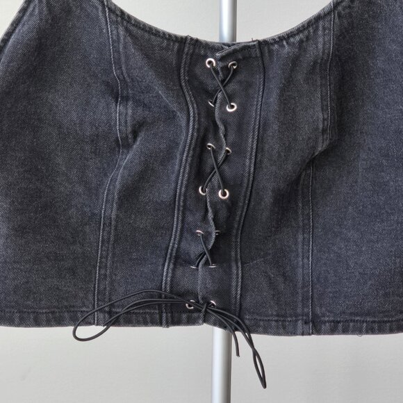 NWT - Denim Crop Tank Top, Size: XXL - Picture 2 of 12